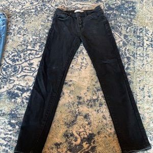 Black skinny jeans